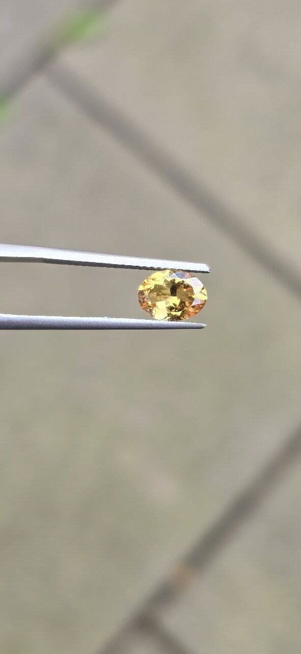 7.85x5.89x3.47mm oval Brazilian tourmaline facet