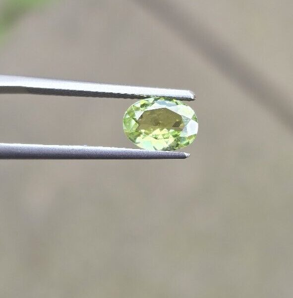 8.19x5.93x3.18mm oval Brazilian tourmaline facet