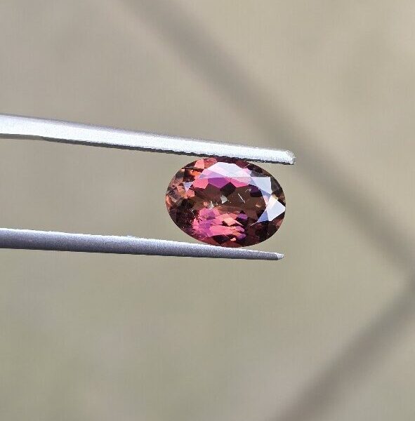 8.86x6.56x3.95mm oval Brazilian tourmaline facet