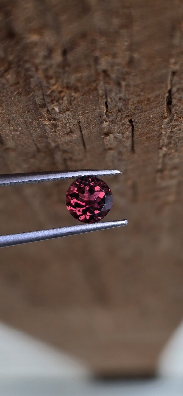 6.14x6.09x3.87mm round Brazilian tourmaline facet