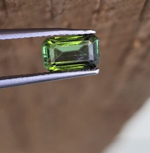 7.77x4.70x3.61mm octagon Brazilian tourmaline facet