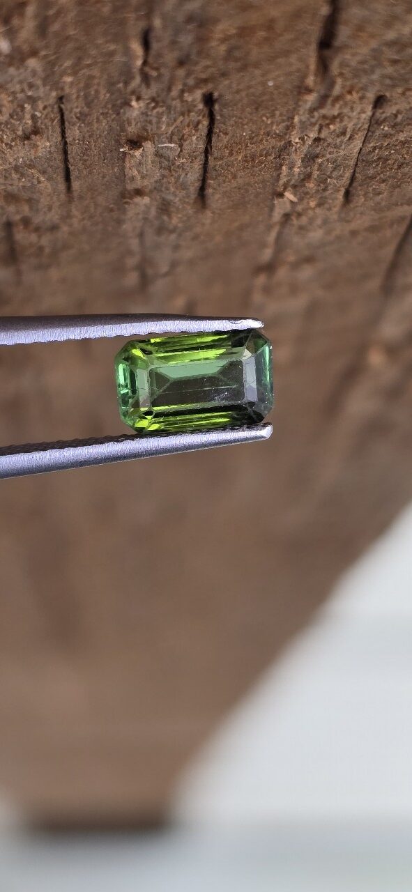 7.77x4.70x3.61mm octagon Brazilian tourmaline facet