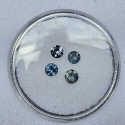 Your precious gems 1ct parcel of 3.51-3.82mm round Australian sapphire facets