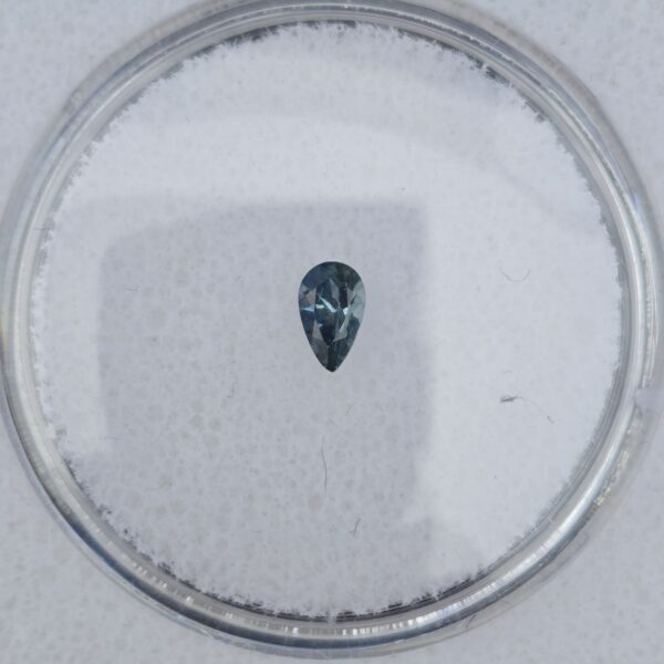 5.04x3.09x2.35mm pear Australian sapphire facet