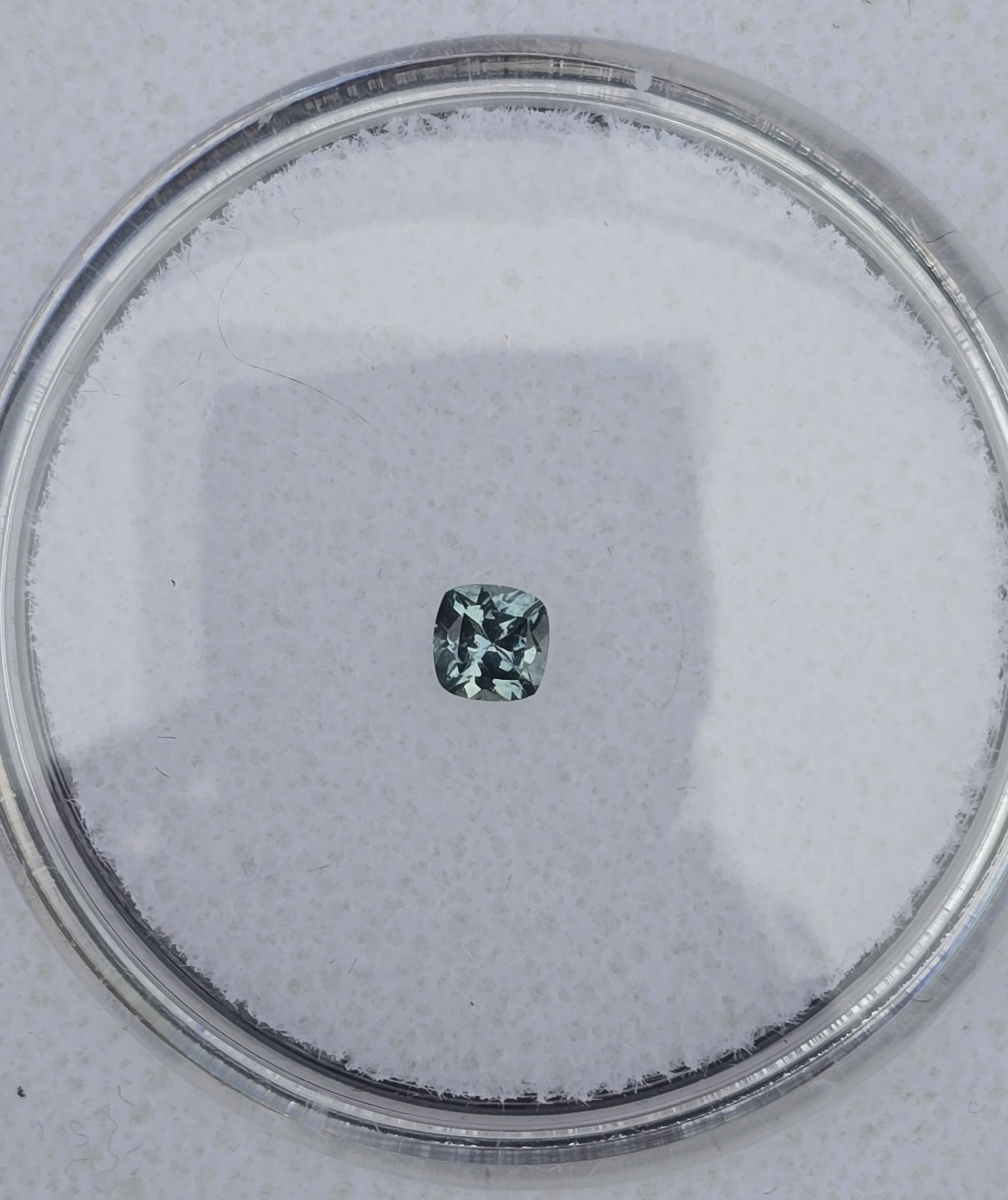 3.15x3.13x2.12mm cushion Australian sapphire facet