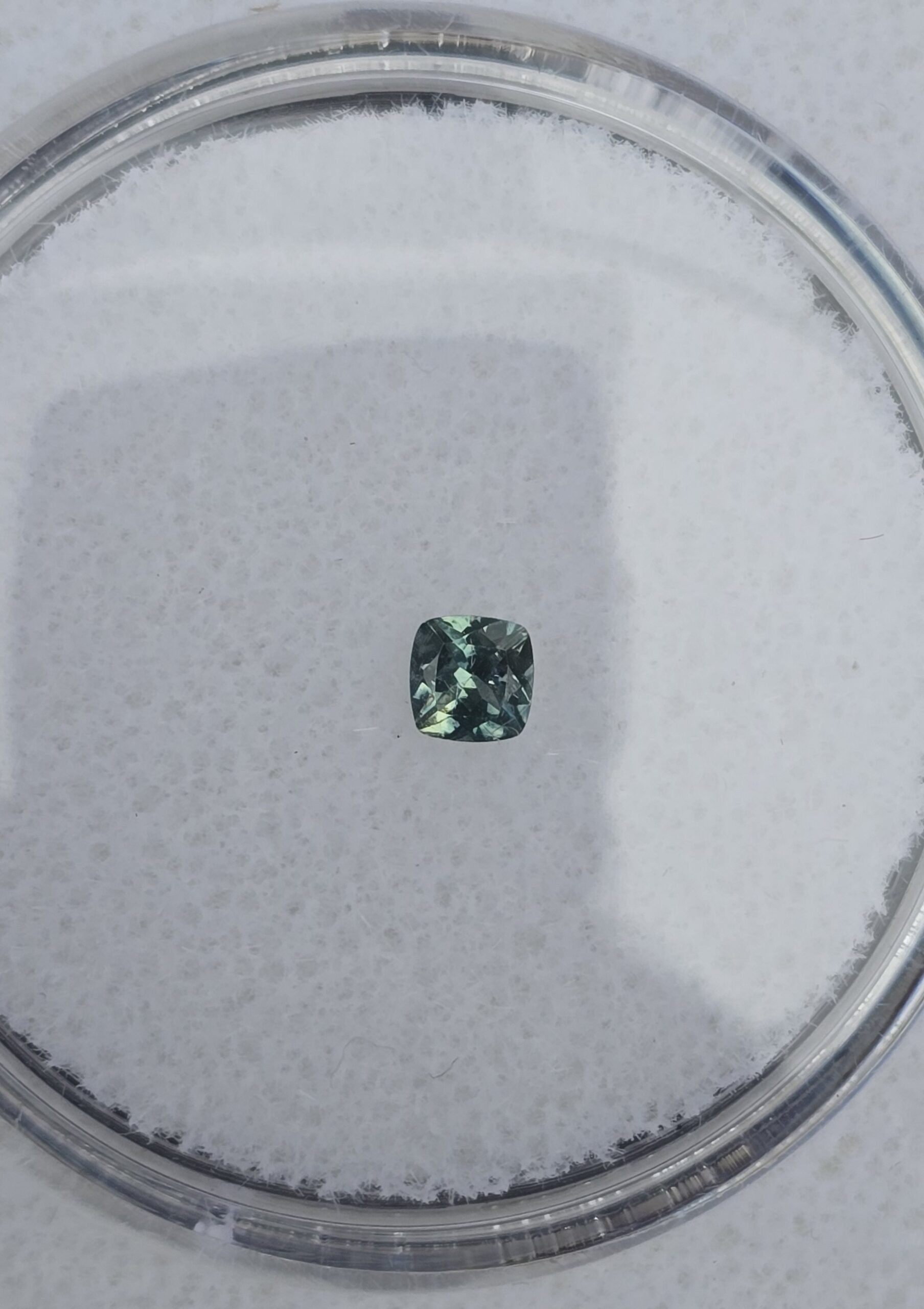 3.04x3.01x2.26mm cushion Australian sapphire facet