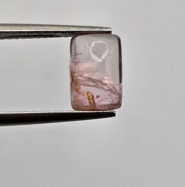 8.76x5.95x4.01mm Brazilian tourmaline cabochon