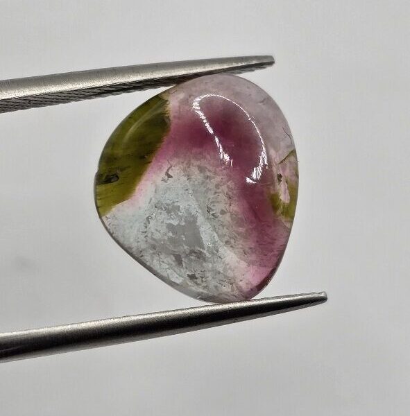 13.50x12.65x4.16mm Brazilian tourmaline cabochon