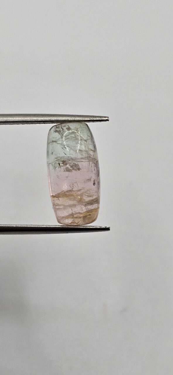 14.88x7.55x5.04mm Brazilian tourmaline cabochon