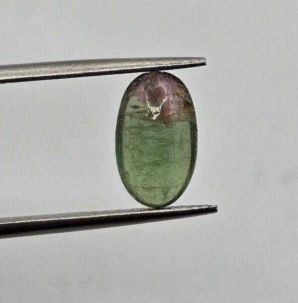 10.89x6.56x3.61mm Brazilian tourmaline cabochon