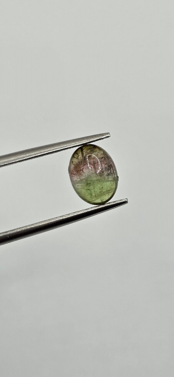 7.92x6.09x3.00mm Brazilian tourmaline cabochon