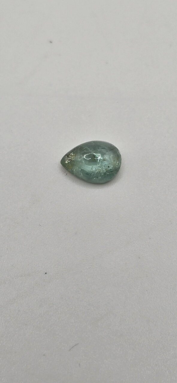 10.64x7.70x4.60mm Brazilian tourmaline cabochon