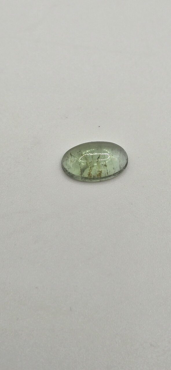12.11x7.53x3.29mm Brazilian tourmaline cabochon
