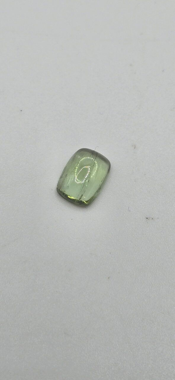 10.23x7.55x3.64mm Brazilian tourmaline cabochon