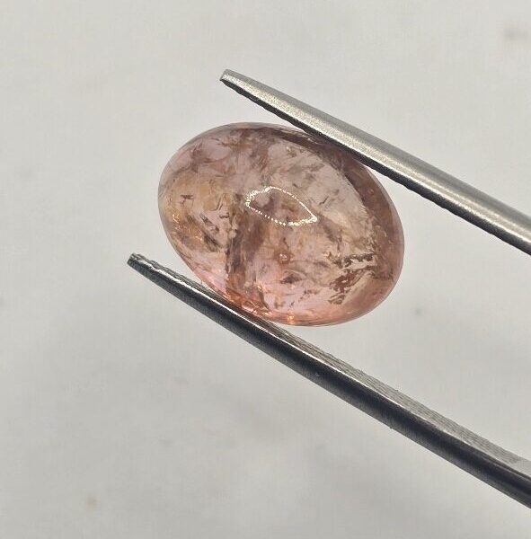 12.33x9.02x6.07mm Brazilian tourmaline cabochon