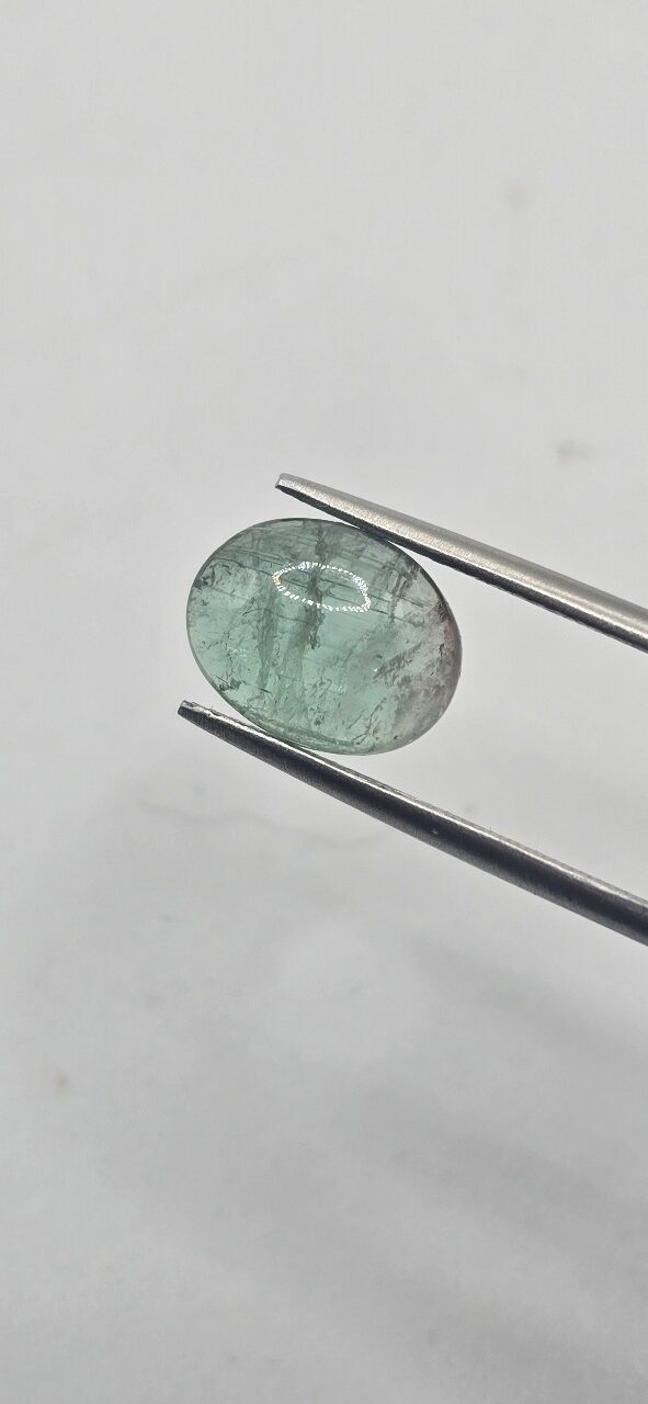 10.33x8.33x4.72mm Brazilian tourmaline cabochon