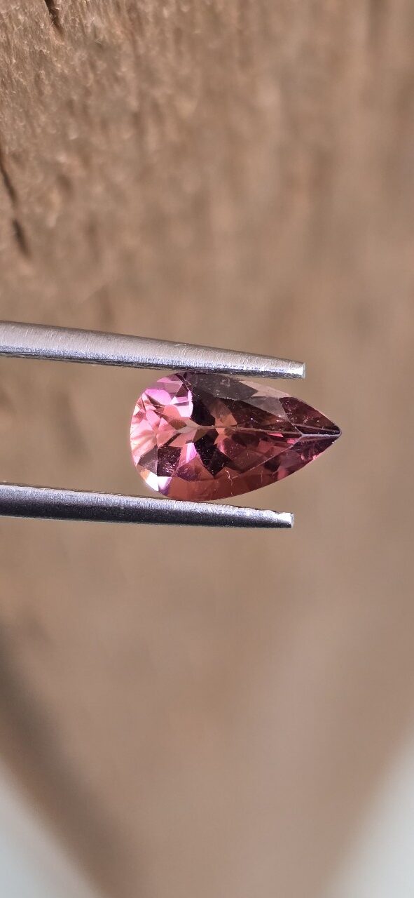 8.57x5.21x3.80mm pear Brazilian tourmaline facet