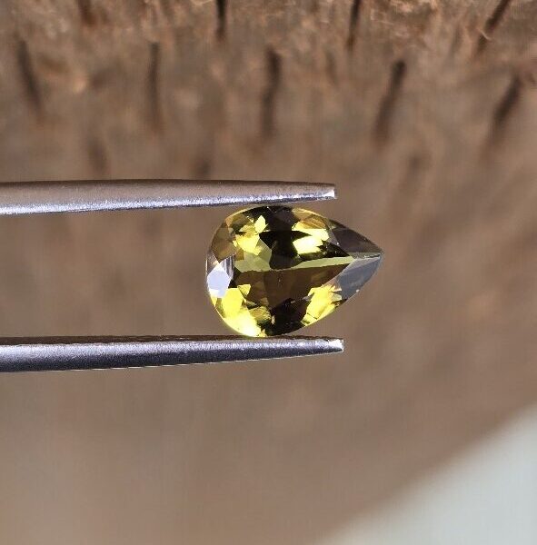 7.92x5.75x3.03mm pear Brazilian tourmaline facet