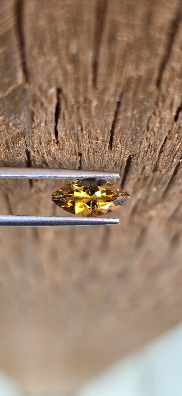 10.12x4.89x3.35mm marquis Brazilian tourmaline facet