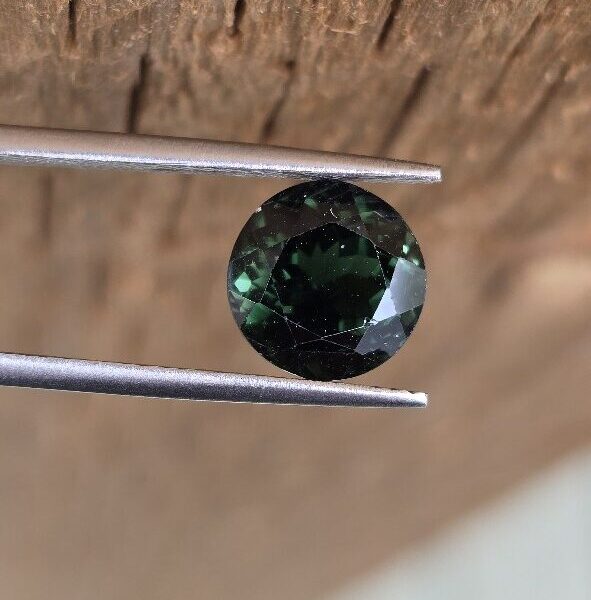 8.52x8.47x6.65mm round Brazilian tourmaline facet