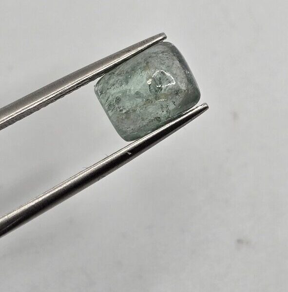 8.51x6.54x4.46mm Brazilian tourmaline cabochon