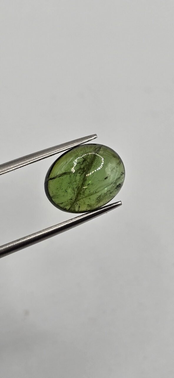 11.97x9.33x4.43mm Brazilian tourmaline cabochon