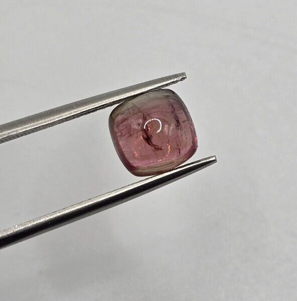 7.62x7.48x5.08mm Brazilian tourmaline cabochon
