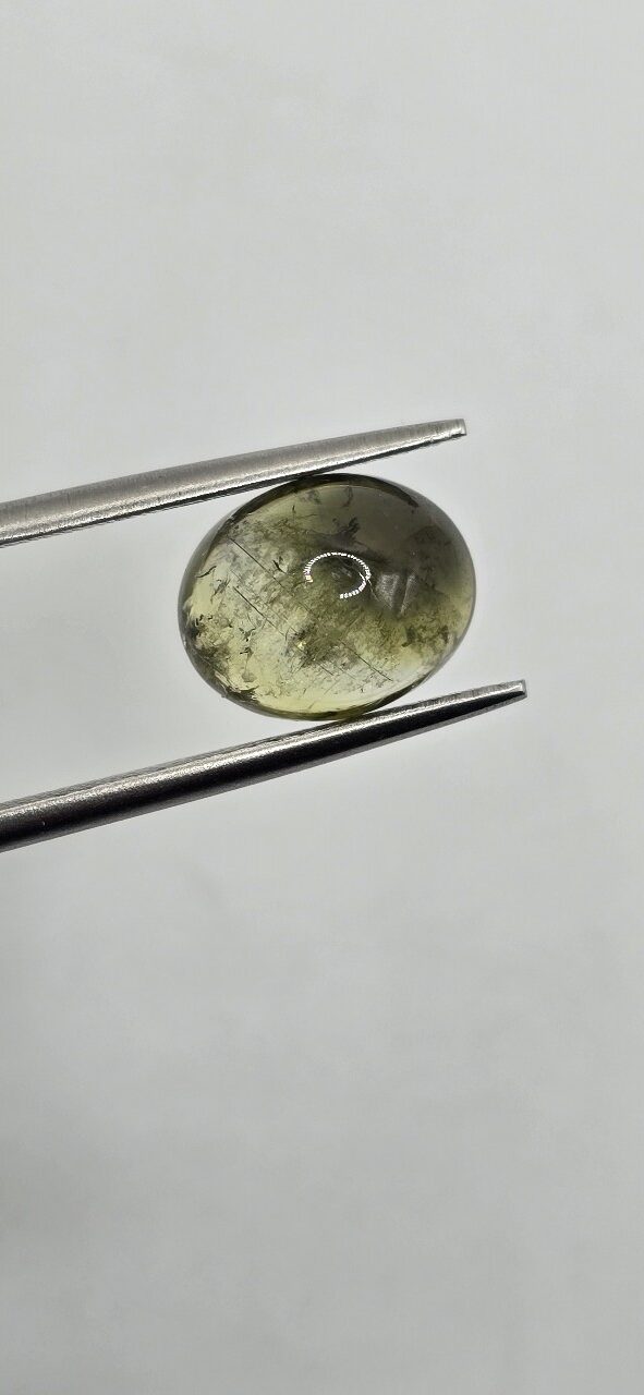10.13x8.11x4.93mm Brazilian tourmaline cabochon