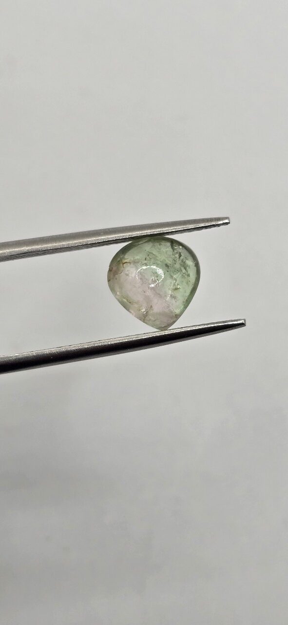 8.09x8.01x4.10mm Brazilian tourmaline cabochon