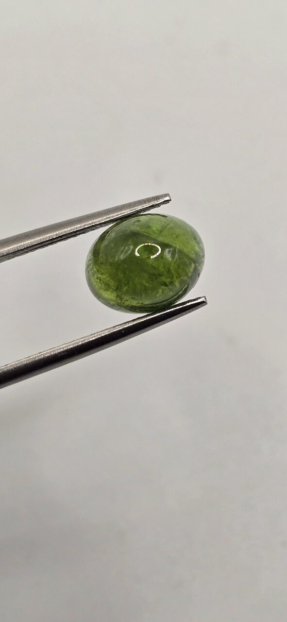8.94x7.14x5.67mm Brazilian tourmaline cabochon