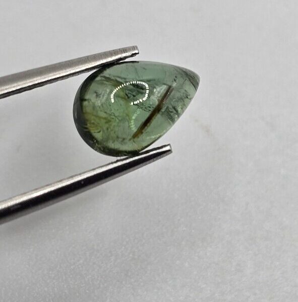 9.00x6.07x3.62mm Brazilian tourmaline cabochon