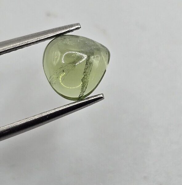 7.38x7.24x3.05mm Brazilian tourmaline cabochon