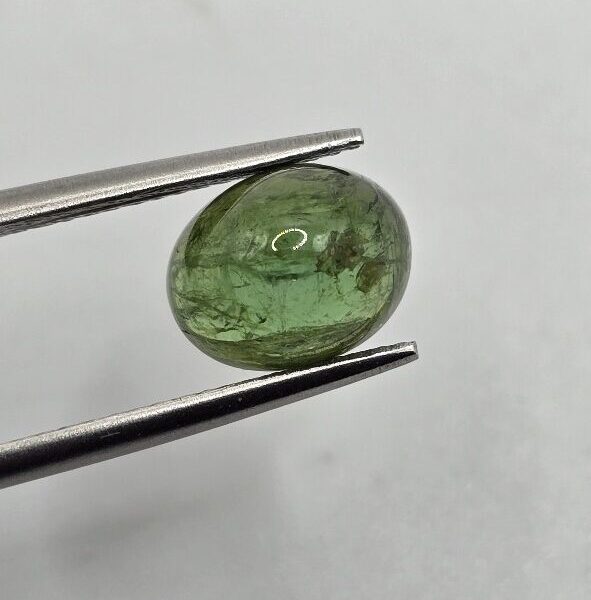 8.80x6.92x4.87mm Brazilian tourmaline cabochon