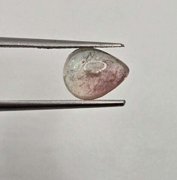 10.02x7.87x4.24mm Brazilian tourmaline cabochon