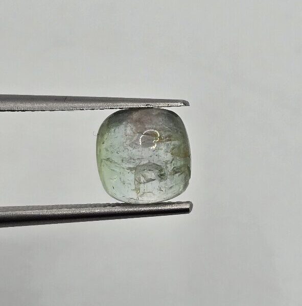 8.08x8.04x5.13mm Brazilian tourmaline cabochon