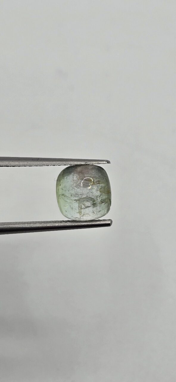 8.08x8.04x5.13mm Brazilian tourmaline cabochon