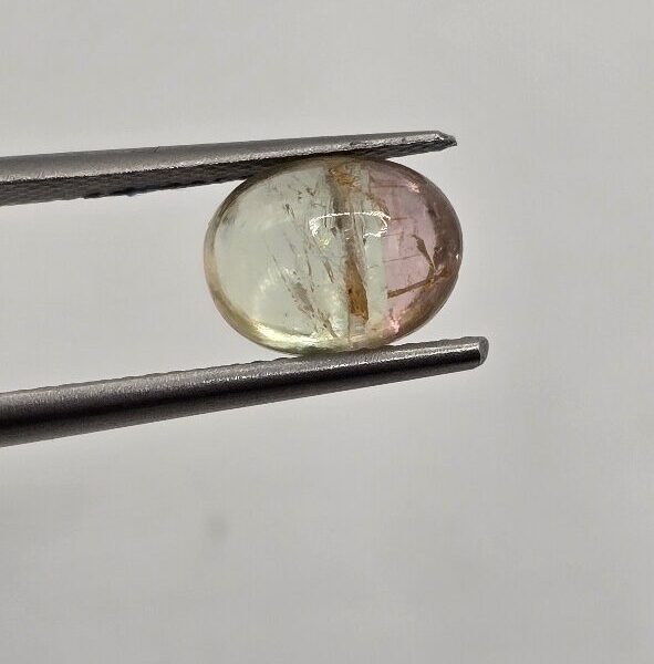 9.01x6.82x5.20mm Brazilian tourmaline cabochon