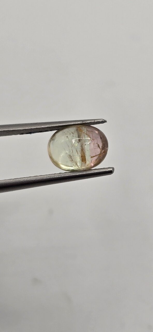 9.01x6.82x5.20mm Brazilian tourmaline cabochon