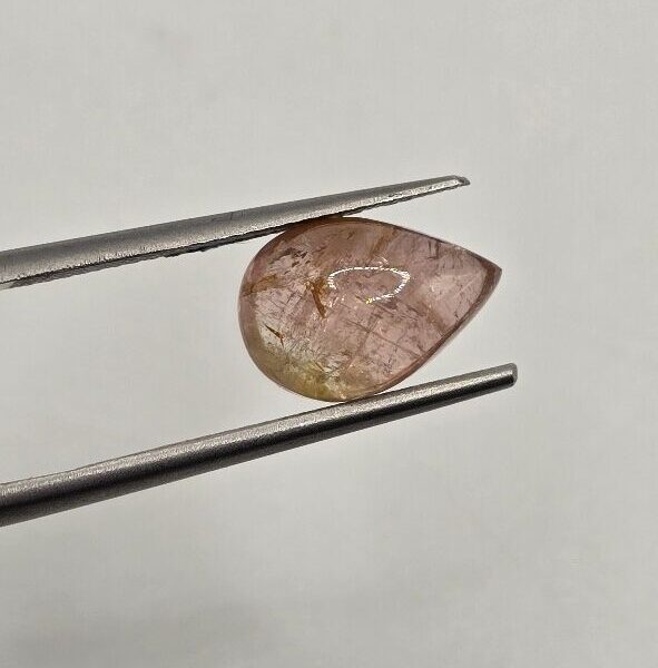 11.25x7.67x5.56mm Brazilian tourmaline cabochon