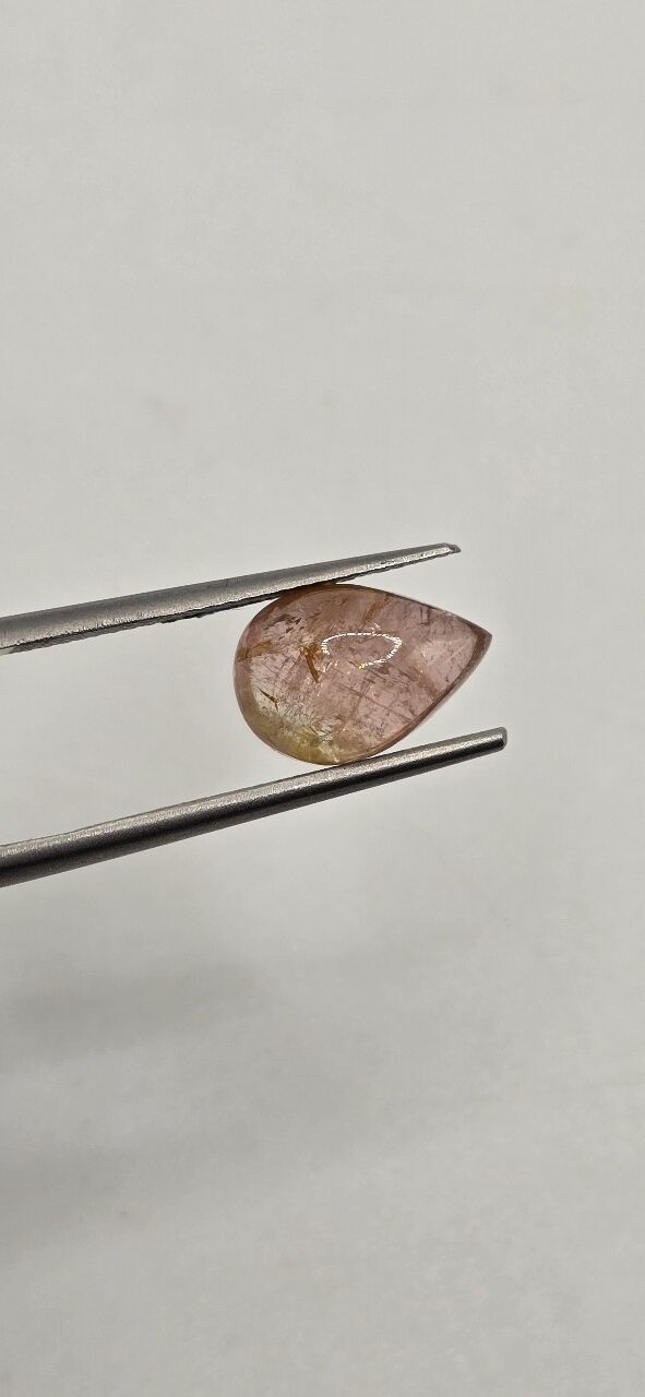 11.25x7.67x5.56mm Brazilian tourmaline cabochon