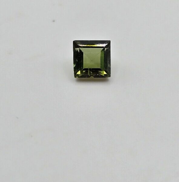 7.02x7.02x4.69mm princess Brazilian tourmaline facet