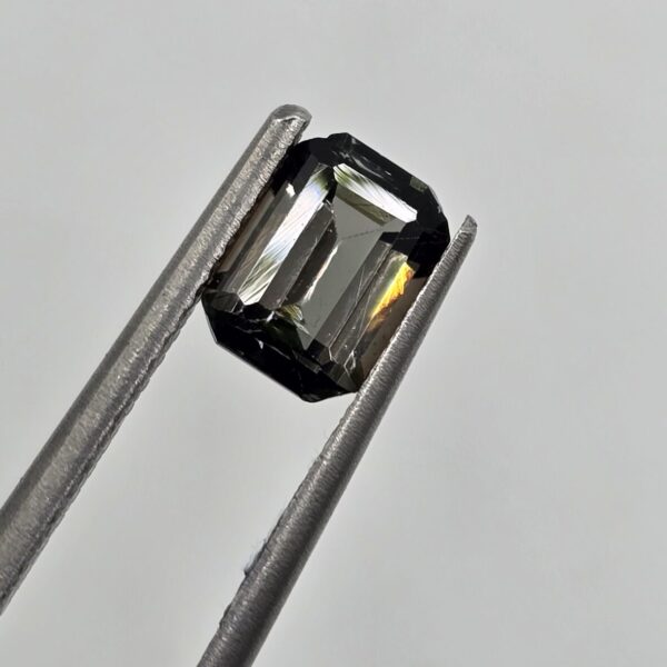 6.96x5.04x3.78mm emerald Brazilian tourmaline facet