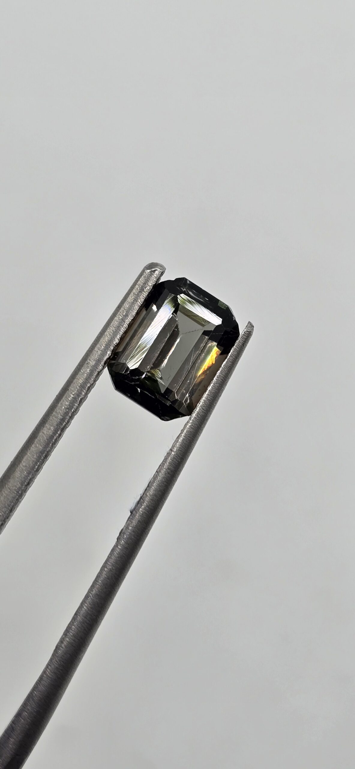 6.96x5.04x3.78mm emerald Brazilian tourmaline facet