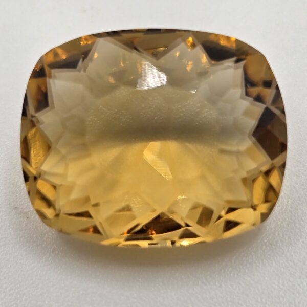 17.60x14.31x8.33mm fancy cut citrine facet