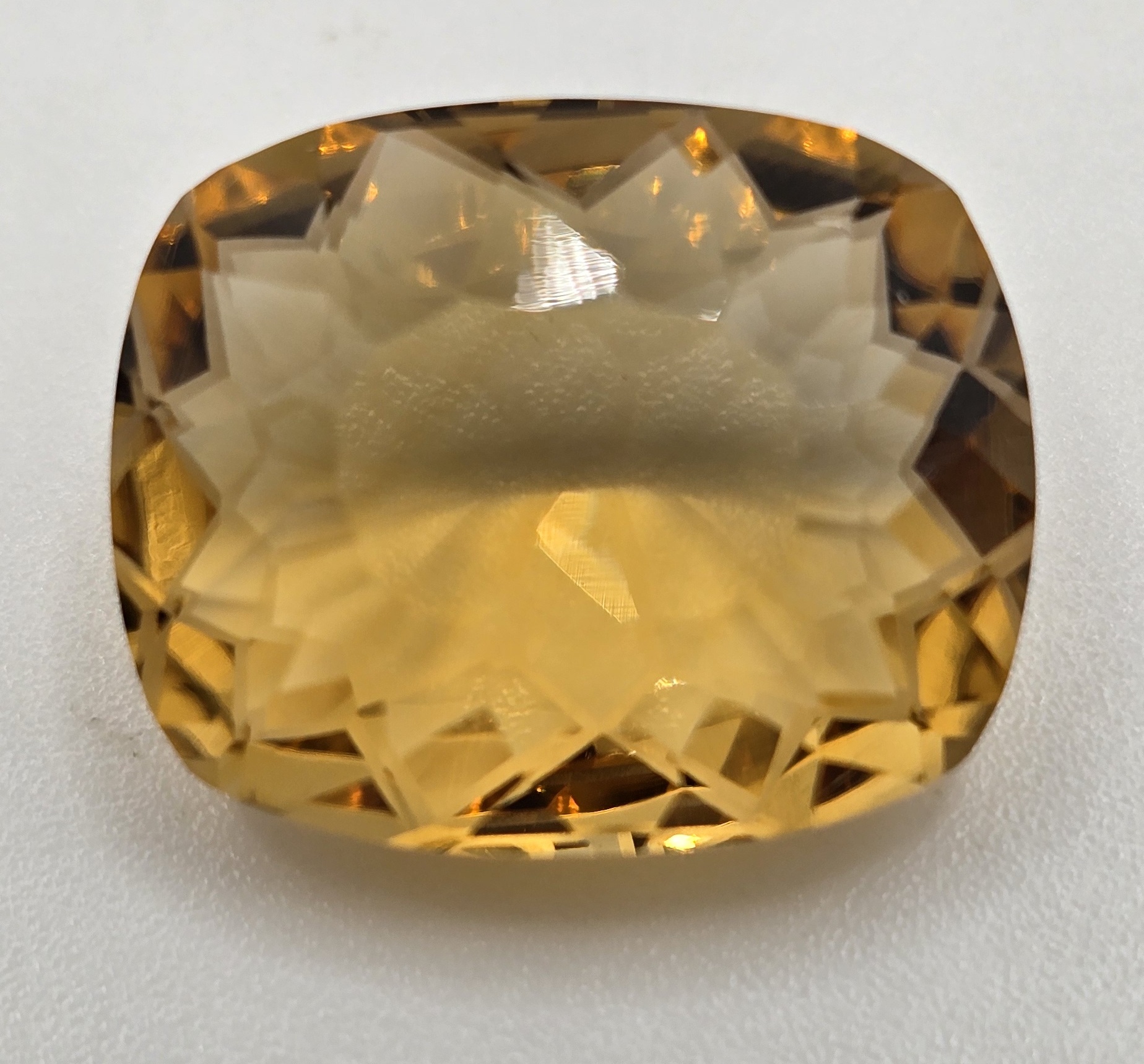 17.60x14.31x8.33mm fancy cut citrine facet