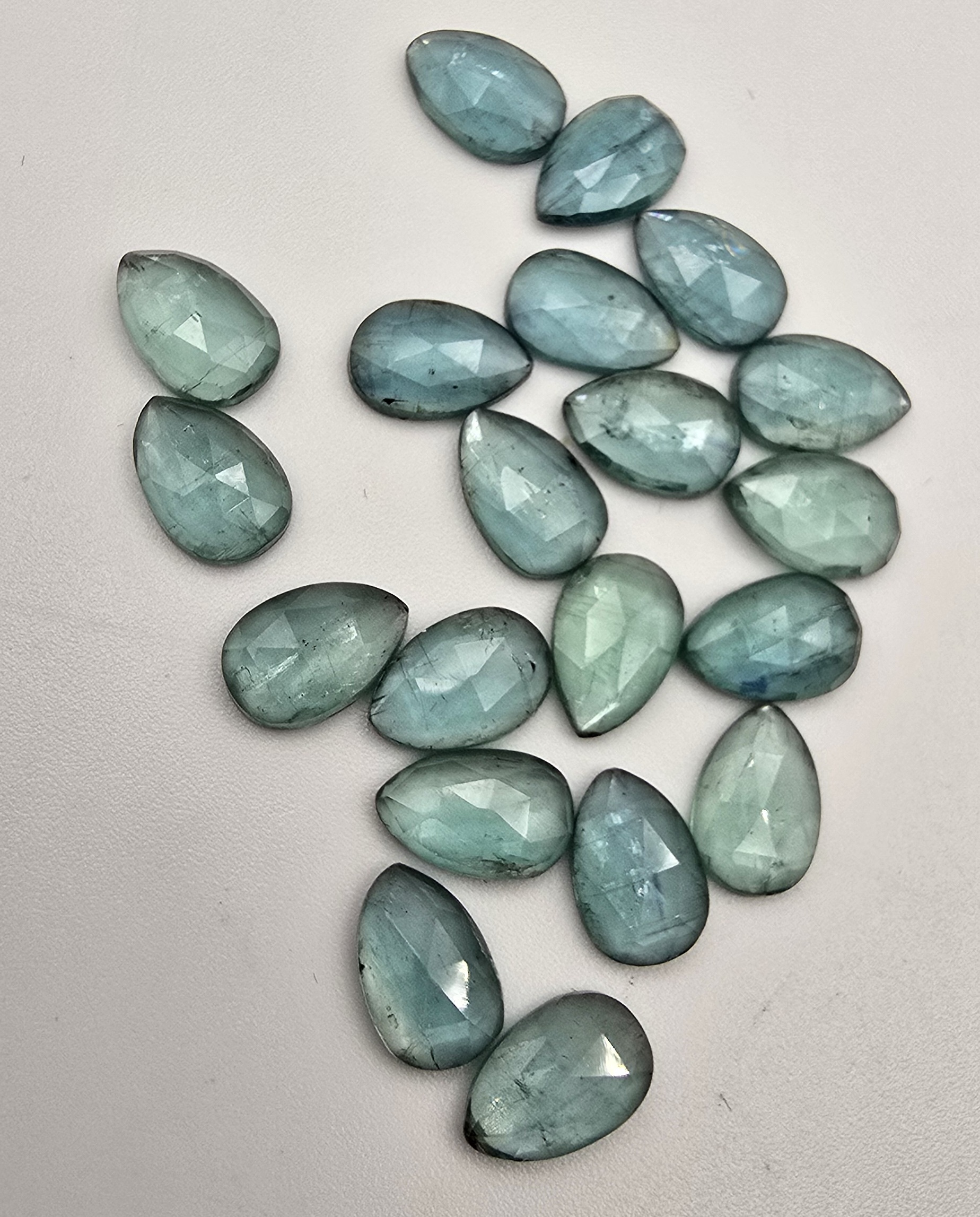 8x5mm pear pariaba kyanite rose cut cabochon (copy)
