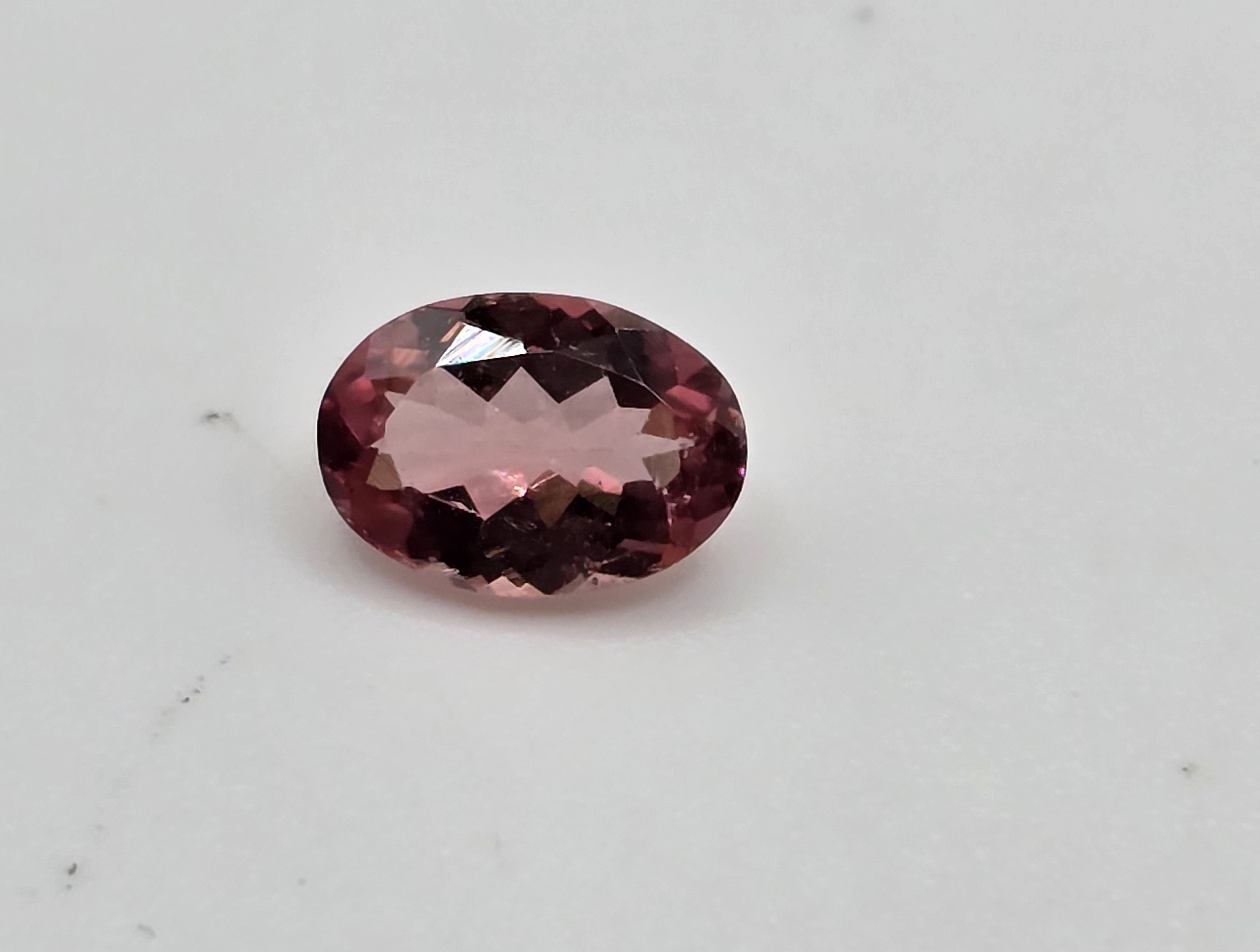 7.75x5.59x3.45mm oval brazilian tourmaline facet