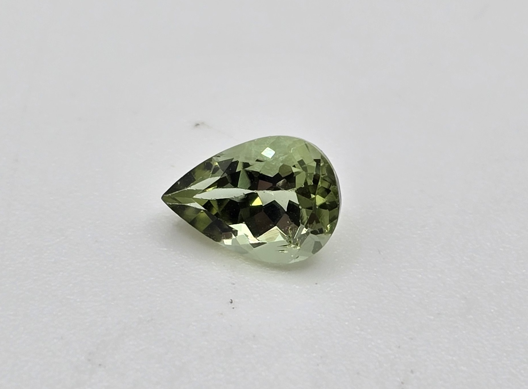 8.20x5.83x4.53mm pear brazilian tourmaline facet