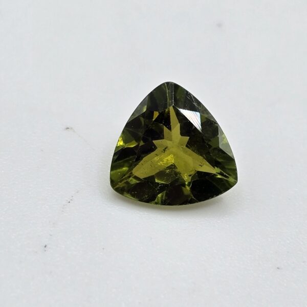 9.03x8.91x4.46mm trillion brazilian tourmaline facet