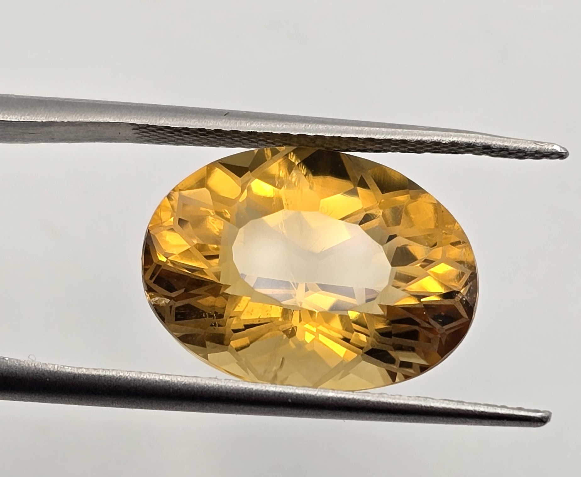 13.89x13.60x9.35mm fancy cut citrine facet (copy)